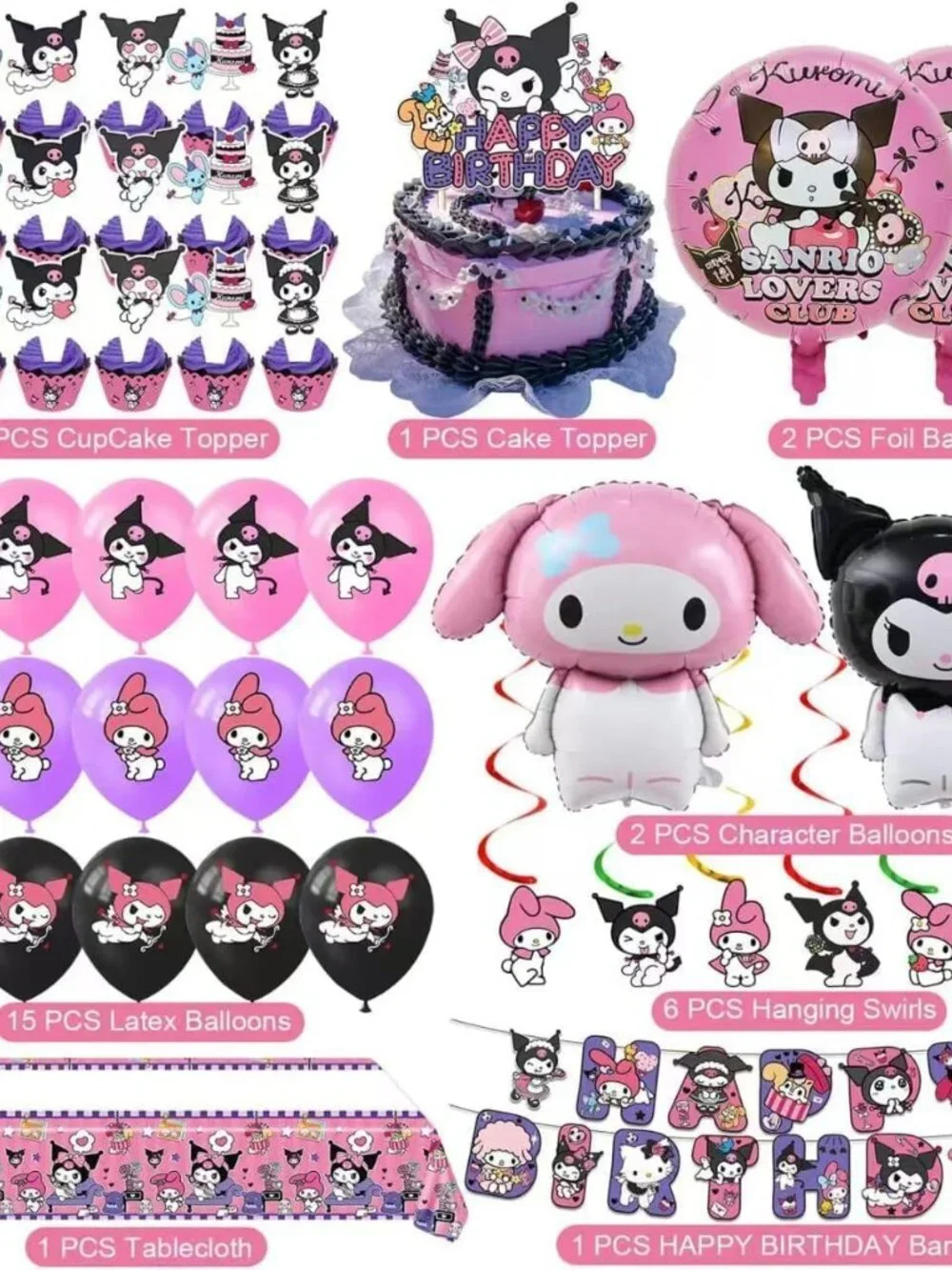 Sanrio 52pcs kuromi